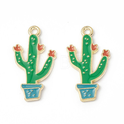 Alloy Enamel Pendants ENAM-G212-08G-03-1