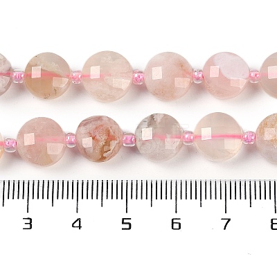 Natural Cherry Blossom Agate Beads Strands G-B094-A02-01-1