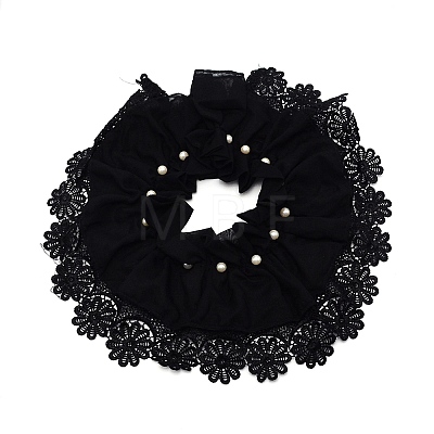 Embroidered Floral Chiffon Collar DIY-WH0265-12-1
