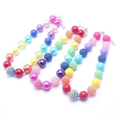 DIY Candy Color Bracelet Necklace Making Kit MACR-CJC0001-12P-01-1