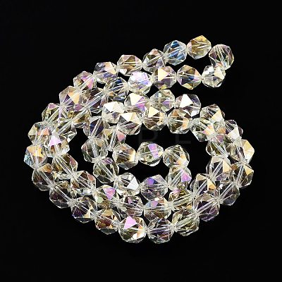 Electroplate Glass Beads Strands EGLA-P057-01A-FR04-1