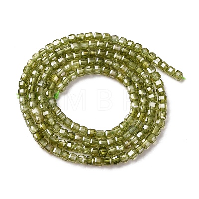 Cubic Zirconia Bead Strands ZIRC-P109-01B-07-1