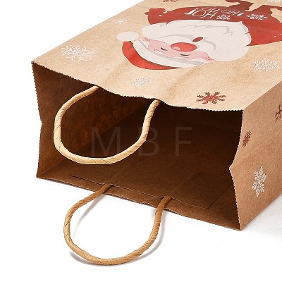 Christmas Theme Hot Stamping Rectangle Paper Bags CARB-F011-02F-1