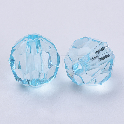 Transparent Acrylic Beads LS-TACR-Q257-10mm-V38-1