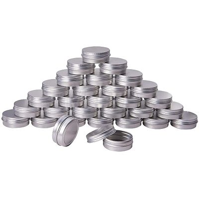 30ml Round Aluminium Tin Cans CON-PH0001-06B-1