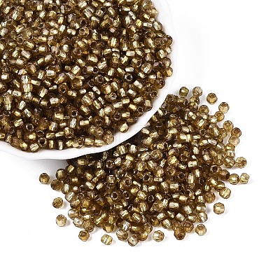 Silver Lined Glass Seed Beads SEED-T007-18A-11-1