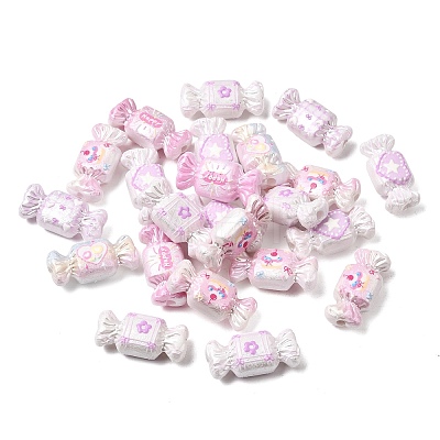 Printed CCB Plastic Beads PL-CBA2450-08-1