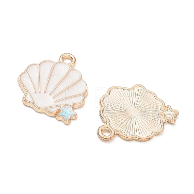 Alloy Enamel Pendants AL-CBAX434-01C-1