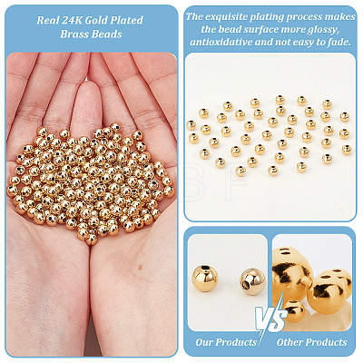   Brass Spacer Beads KK-PH0006-38B-1