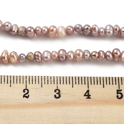 Natural Cultured Freshwater Pearl Beads Strands PEAR-C003-06C-1