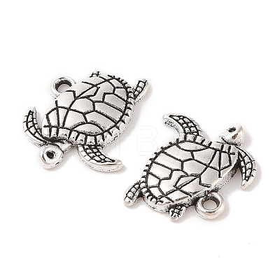 Tibetan Style Alloy Pendants X-TIBEP-22627-AS-RS-1