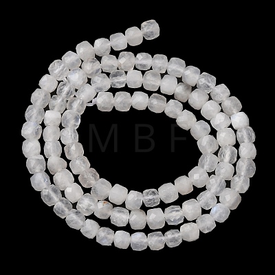 Natural Rainbow Moonstone Beads Strands G-B190-A01-01-1