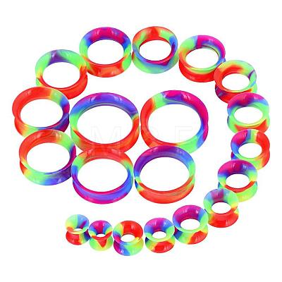 10 Pairs Silicone Ear Gauges WGCF9F6-11-1