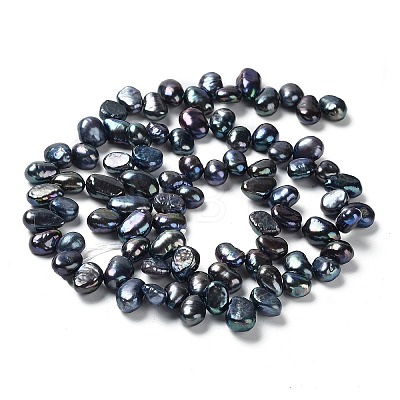 Natural Cultured Freshwater Pearl Beads Strands PEAR-J007-83B-1