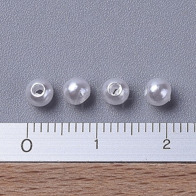 Imitated Pearl Acrylic Beads LS-X-PACR-4D-1-1