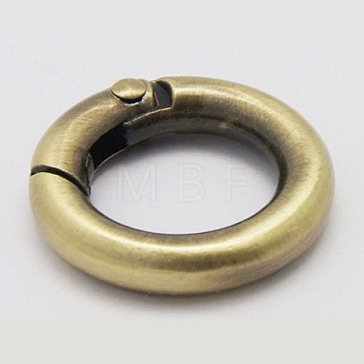 Alloy Spring Gate Rings X-PALLOY-H245-AB-1