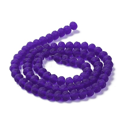 Transparent Glass Beads Strands LS-EGLA-A044-T1mm-MD06-1
