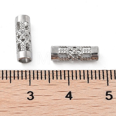 Hollow Out 304 Stainless Steel Beads STAS-G326-01P-1