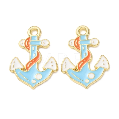 Ocean Alloy Enamel Pendants ENAM-B041-01M-1