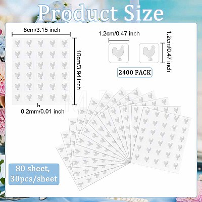 PVC & Paper Sticker Labels DIY-WH0374-67D-1
