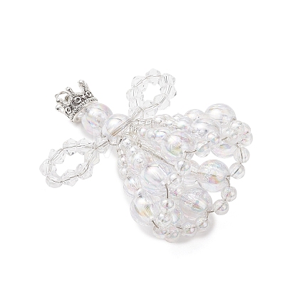 Transparent Acrylic Big Pendants PALLOY-MZ01193-01-1