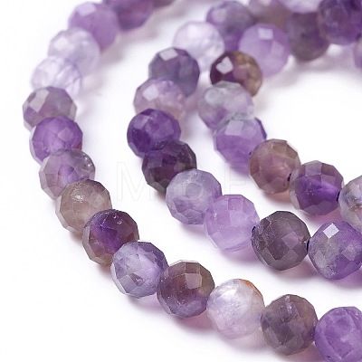 Natural Amethyst Beads Strands G-L581A-001A-1