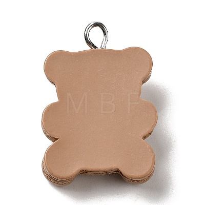 Opaque Resin Pendants RESI-C037-02M-1