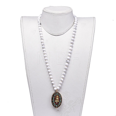 Buddhist Jewelry NJEW-JN02656-02-1