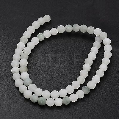 Natural Tianshan Cui Quartzite Beads Strands G-G305-A02-6mm-1