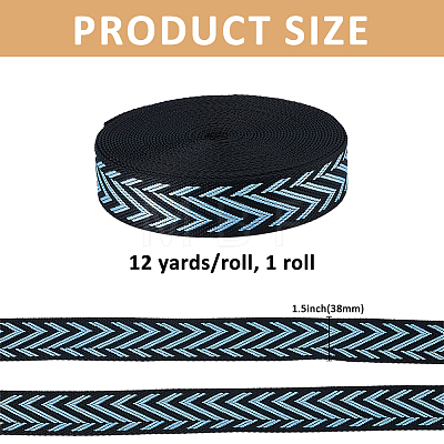 12 Yards Arrows Polyester Ribbon OCOR-PH0008-13B-1