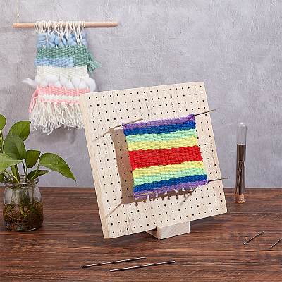Square Wooden Crochet Blocking Board DIY-WH0387-44-1