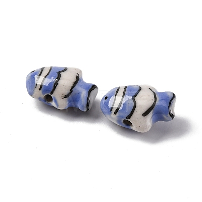 Handmade Porcelain Beads PORC-R002-01C-1