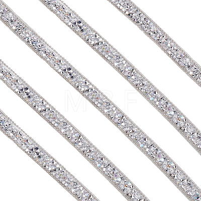 5 Yards Self Adhesive Resin Rhinestone Tape DIY-SP0002-49E-1