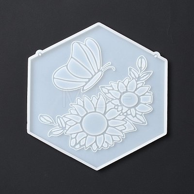 DIY Hexagon Shape Pendant Decoration Food-grade Silicone Molds SIMO-D002-03B-1