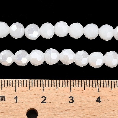 Imitation Jade Glass Beads Stands EGLA-A035-J6mm-B05-1