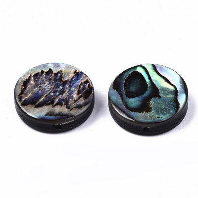 Natural Abalone Shell/Paua Shell Beads SSHEL-T014-14C-1