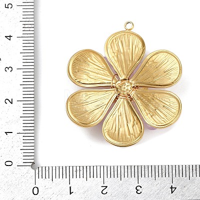 304 Stainless Steel and Acrylic and Plastic Pendants STAS-R170-04G-05-1