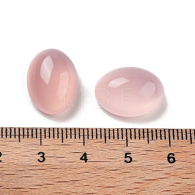 Natural Pink Agate Cabochons G-G145-02A-1