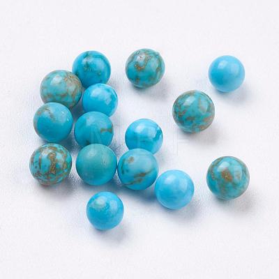 Natural Magnesite Beads G-E482-07B-4mm-1