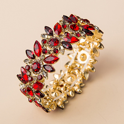 Alloy Rhinestone Bangles for Women FS-WG52675-04-1