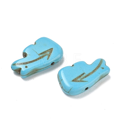 Dyed Synthetic Turquoise Beads GG-CBA79F7-01I-1