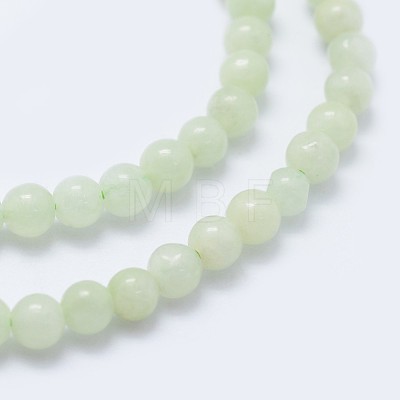 Natural Jadeite Beads Strands G-I206-53-4mm-1