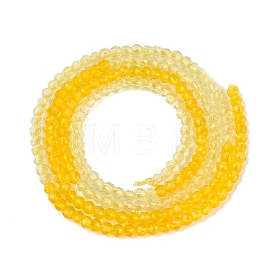 Transparent Glass Beads Strands GLAA-N074-01A-03-1