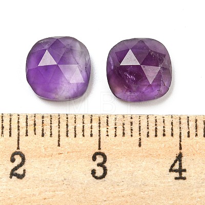 Natural Amethyst Cabochons G-M431-01F-1