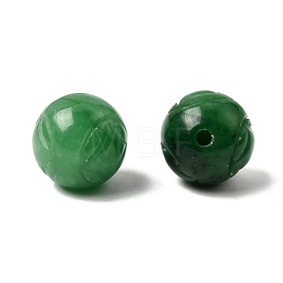 Natural Myanmar Jade Dyed Beads G-C283-01-1