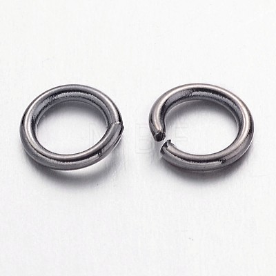 Open Jump Rings Brass Jump Rings JRC6MM-B-1