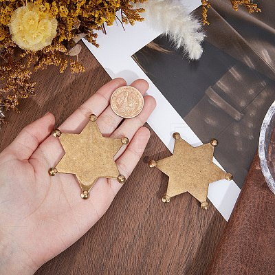2Pcs Iron Blank Brooch Base Settings FIND-CY0002-11-1