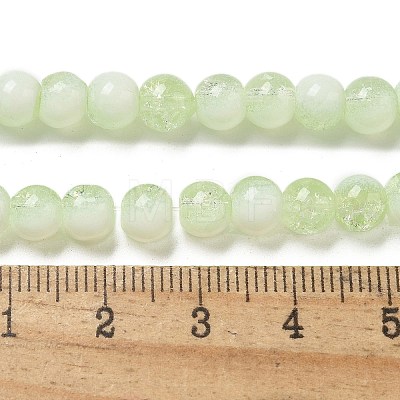 Crackle Glass Beads Strands GLAA-U001-6mm-09-1