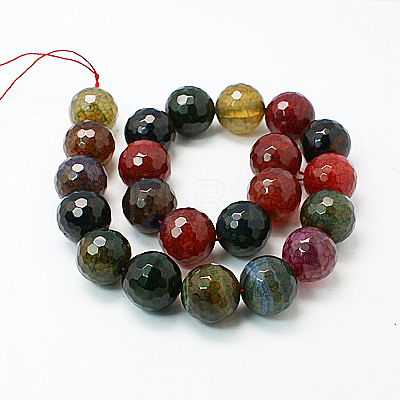 Natural Agate Beads Strands G-H1593-10mm-10-1