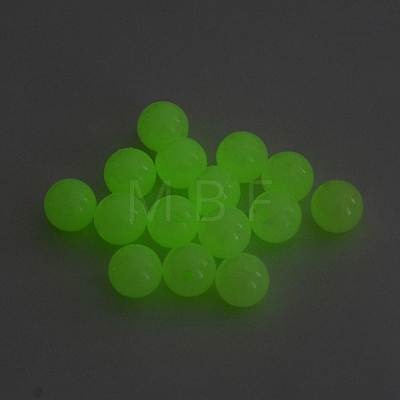 Luminous Acrylic Round Beads LS-LACR-R002-5mm-01-1